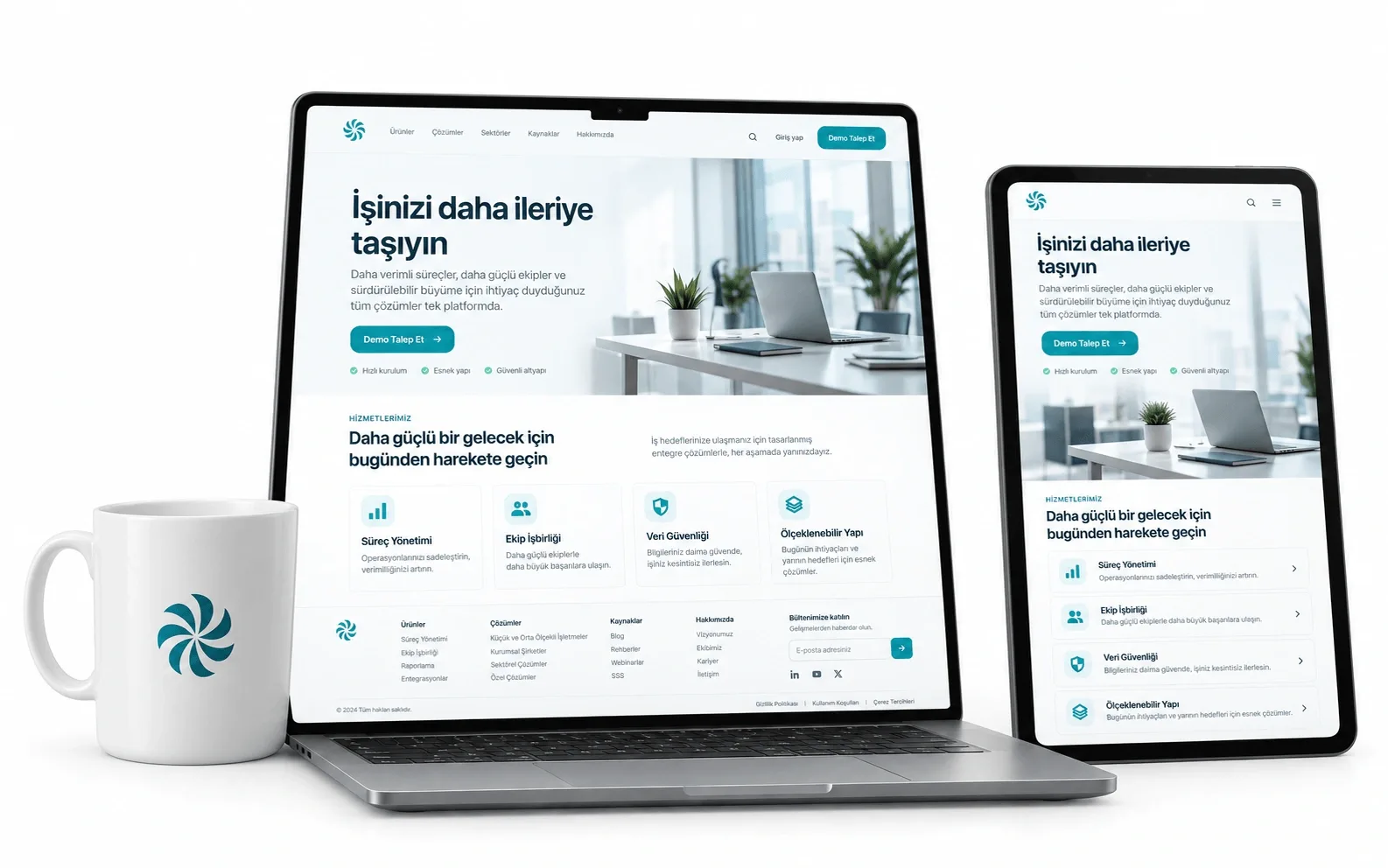 Kurumsal web sitesi örneği